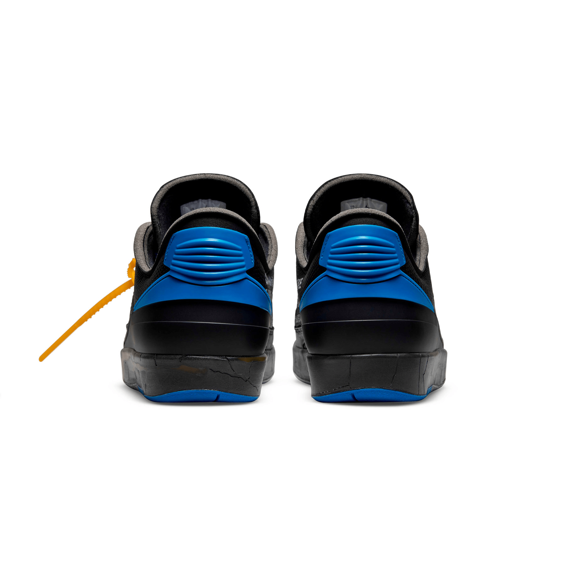 Off-White x Air Jordan 2 Retro Low SP 'Black Varsity Royal' - Kick Game