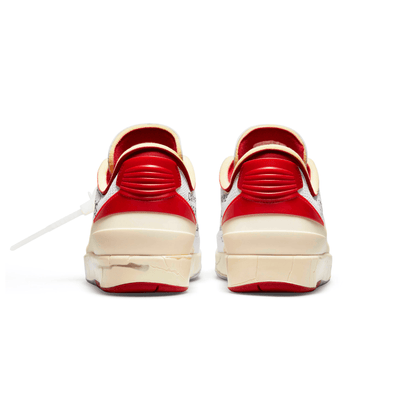 Off-White x Air Jordan 2 Retro Low SP 'White Varsity Red' - Kick Game