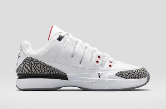 Air Jordan 3 x Nike Zoom Vapor Tour 9 White - Kick Game