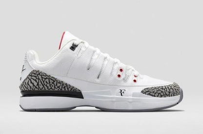 Air Jordan 3 x Nike Zoom Vapor Tour 9 White - Kick Game