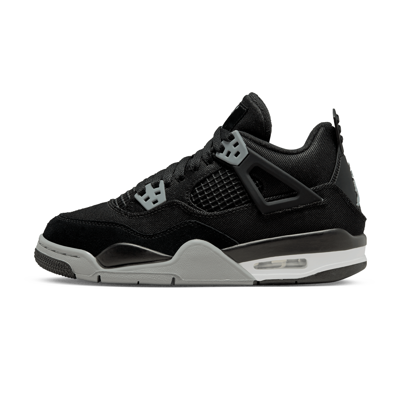 Air Jordan 4 Retro SE GS 'Black Canvas' - Kick Game
