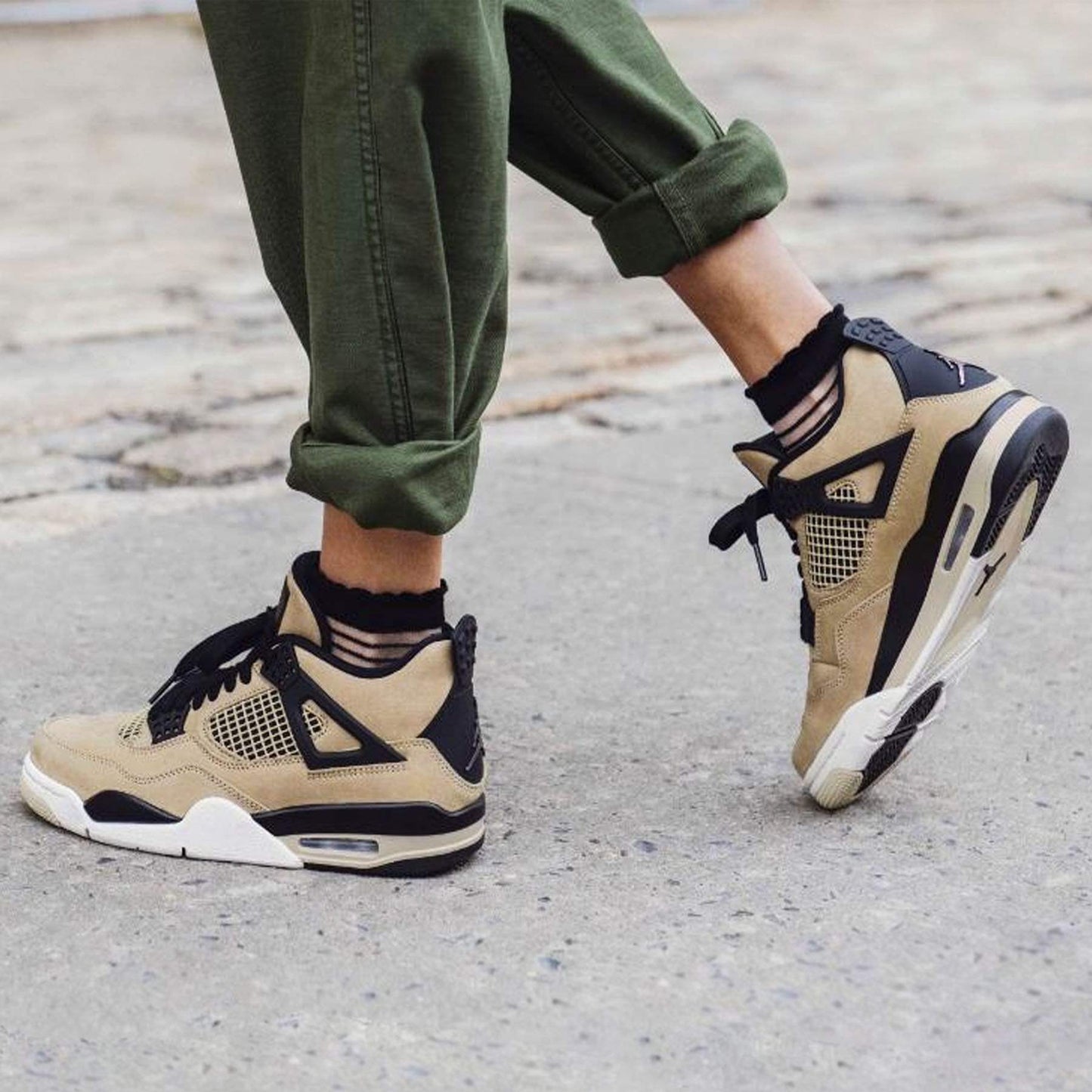 Air Jordan 4 Retro Wmns 'Mushroom' - Kick Game