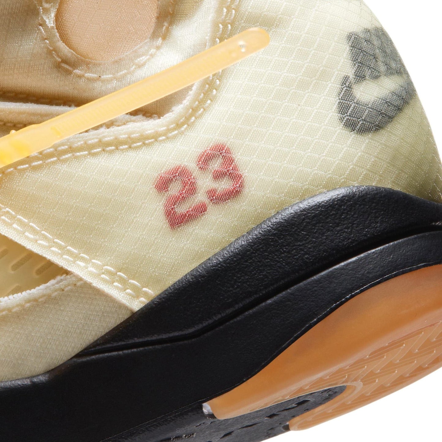 Off-White x Air Jordan 5 Retro SP PS 'Sail' - Kick Game