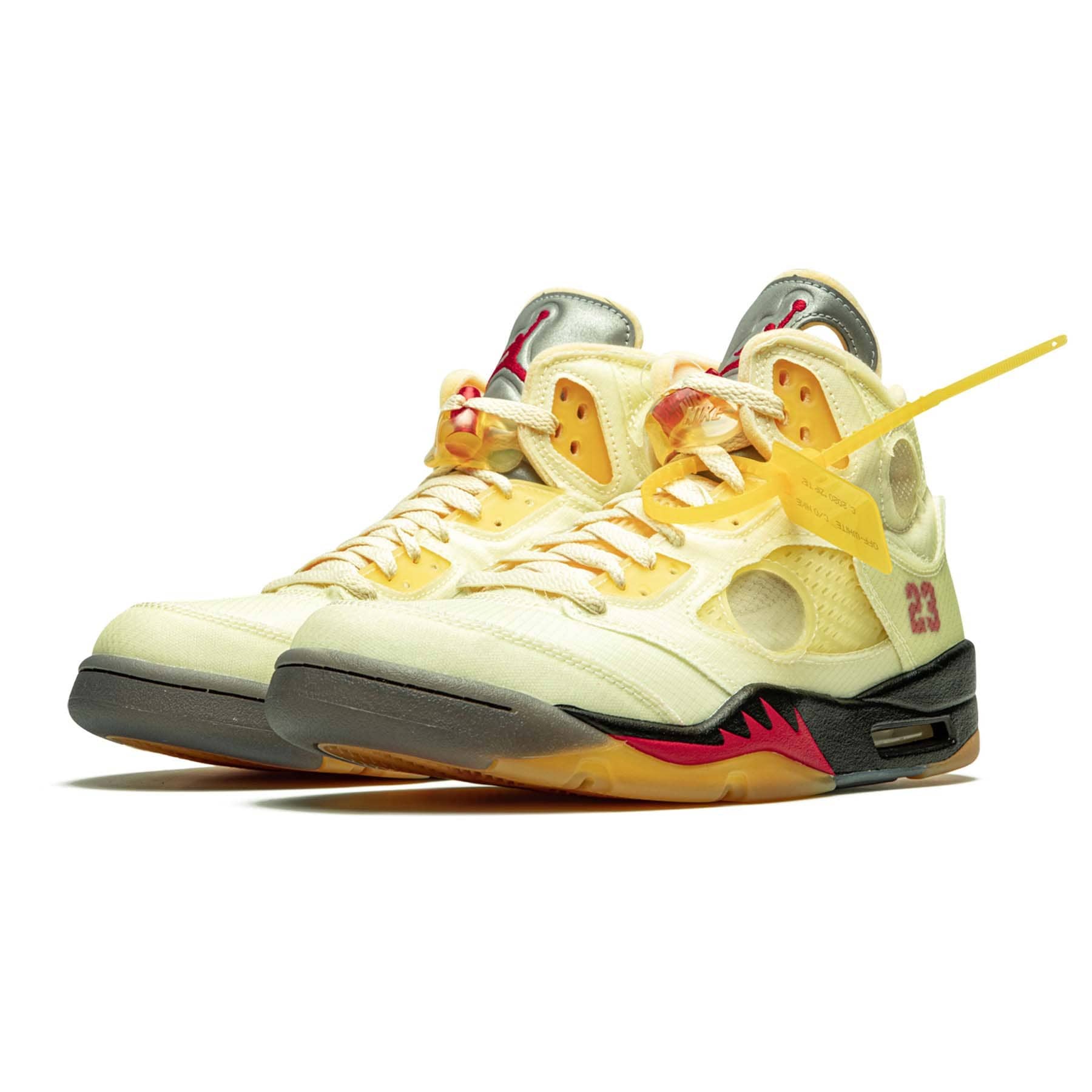 Off-White x Air Jordan 5 SP 'Sail' - Kick Game