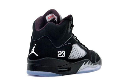 Air Jordan 5 Retro 'Black Metallic Silver' - Kick Game
