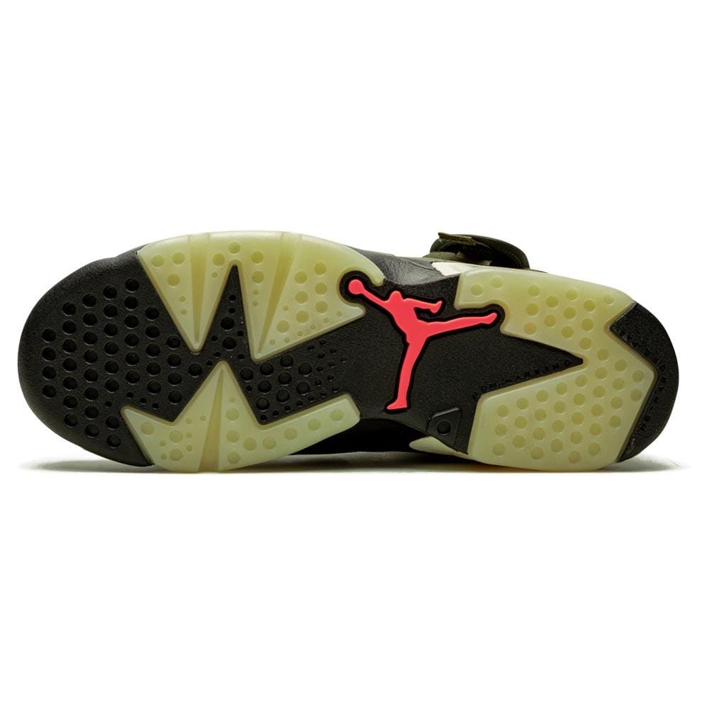 Travis Scott x Air Jordan 6 Retro (Medium Olive, Infrared & Black)