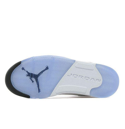 Air Jordan 5 Retro White-Metallic Silver - Kick Game