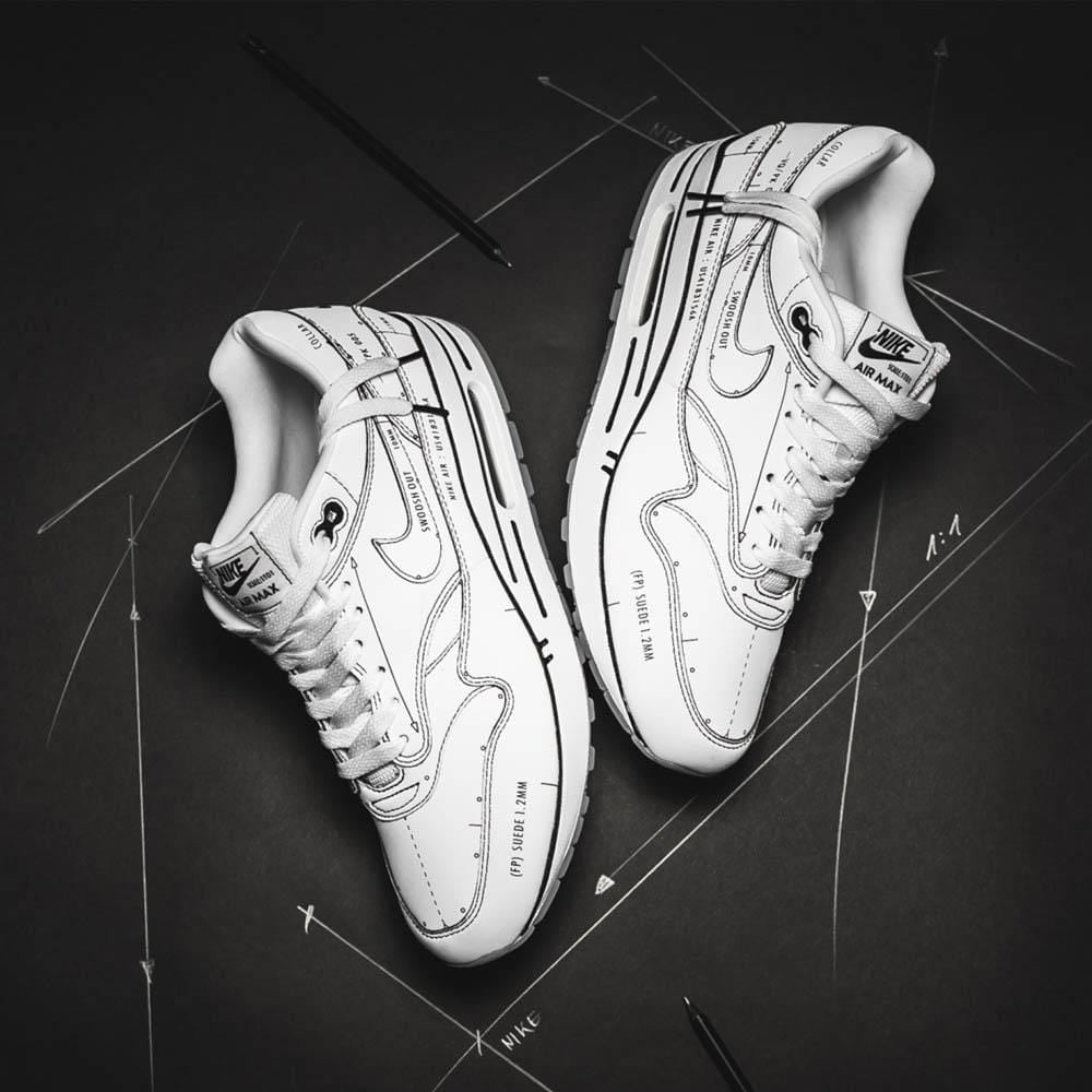 Nike Air Max 1 'Sketch Schematic - White' - JuzsportsShops