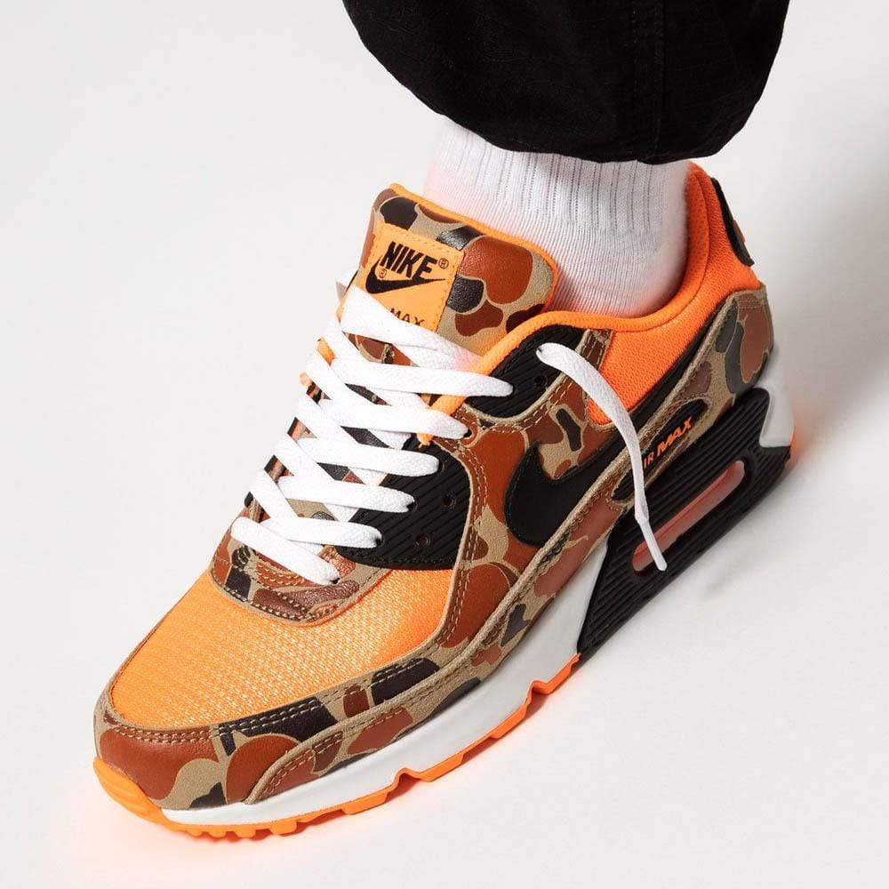 Nike Air Max 90 Orange Duck Camo - Kick Game