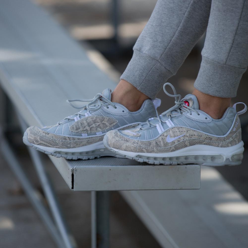 Nike x Supreme Air Max 98 'Cream-Reflect Silver' - Kick Game