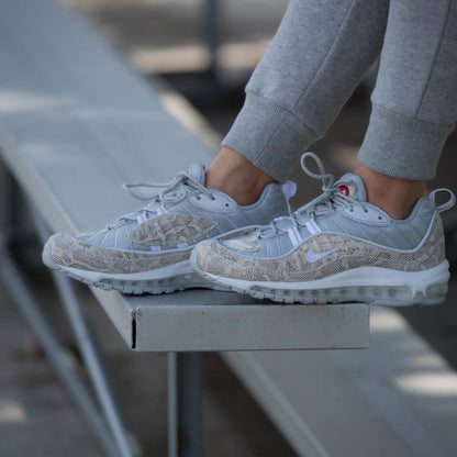 Nike x Supreme Air Max 98 'Cream-Reflect Silver' - Kick Game