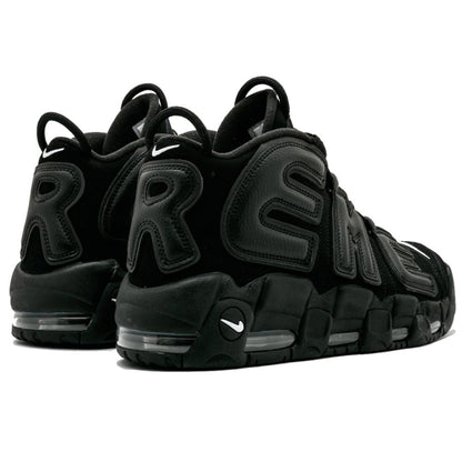 Supreme X Nike Air More Uptempo "Black" - Kick Game