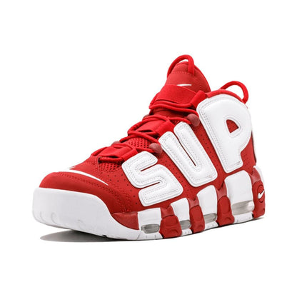 Supreme X Nike Air More Uptempo "Varsity Red" - Kick Game