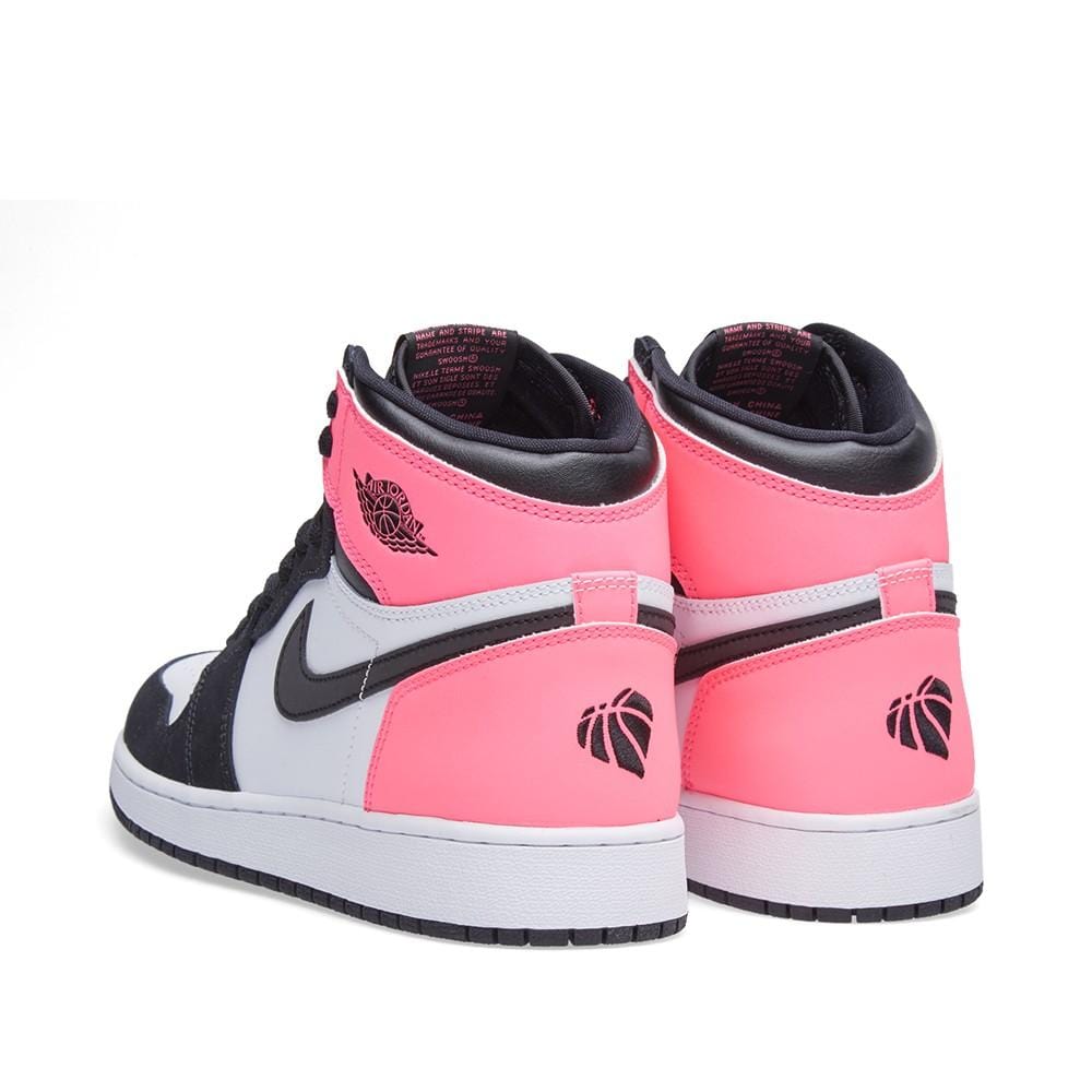 Air Jordan 1 Retro High OG GS 'Black Hyper Pink White' — Kick Game