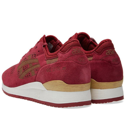 ASICS GEL LYTE III 'LASER ETCHED' Burgundy - Kick Game