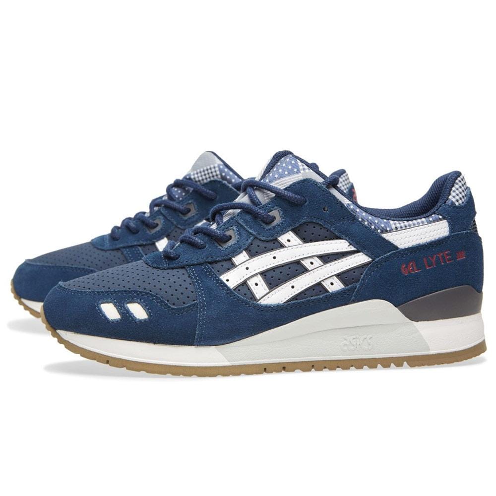 ASICS GEL LYTE III 'PATCHWORK' Navy & White - Kick Game