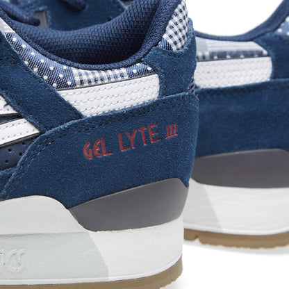 ASICS GEL LYTE III 'PATCHWORK' Navy & White - Kick Game