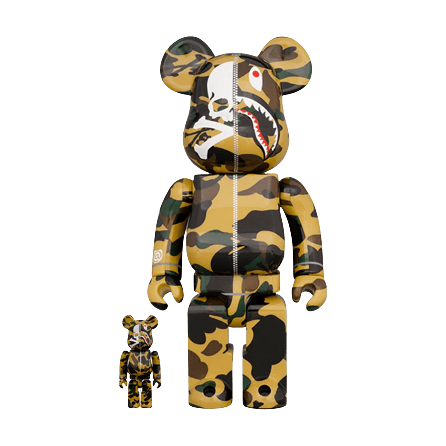 Bearbrick Mastermind vs Bape(R) Yellow 100% & 400% Set - Kick Game