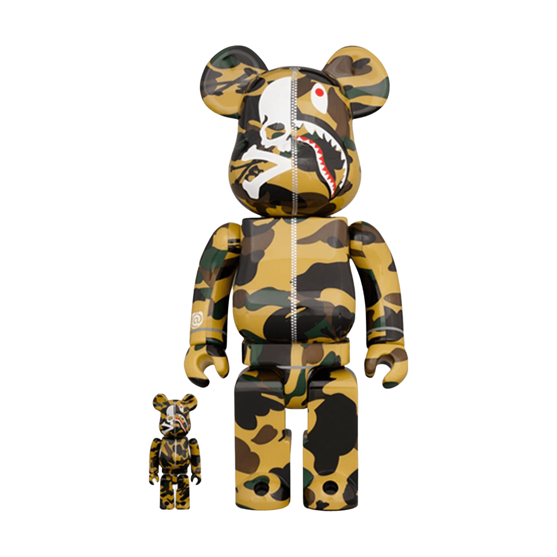 Bearbrick Mastermind vs Bape(R) Yellow 100% & 400% Set - Kick Game