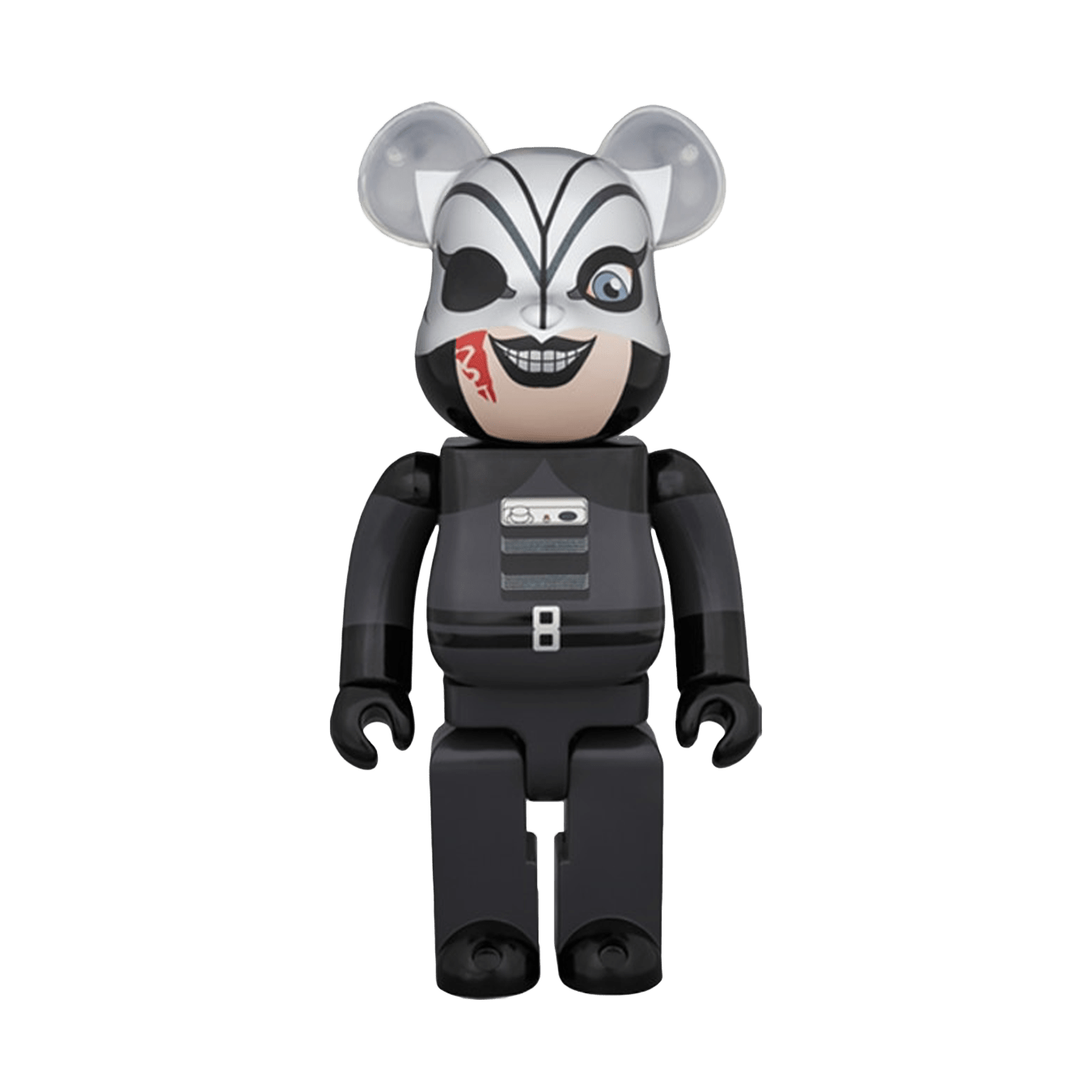 Bearbrick Phantom 400% 'Black' - Kick Game