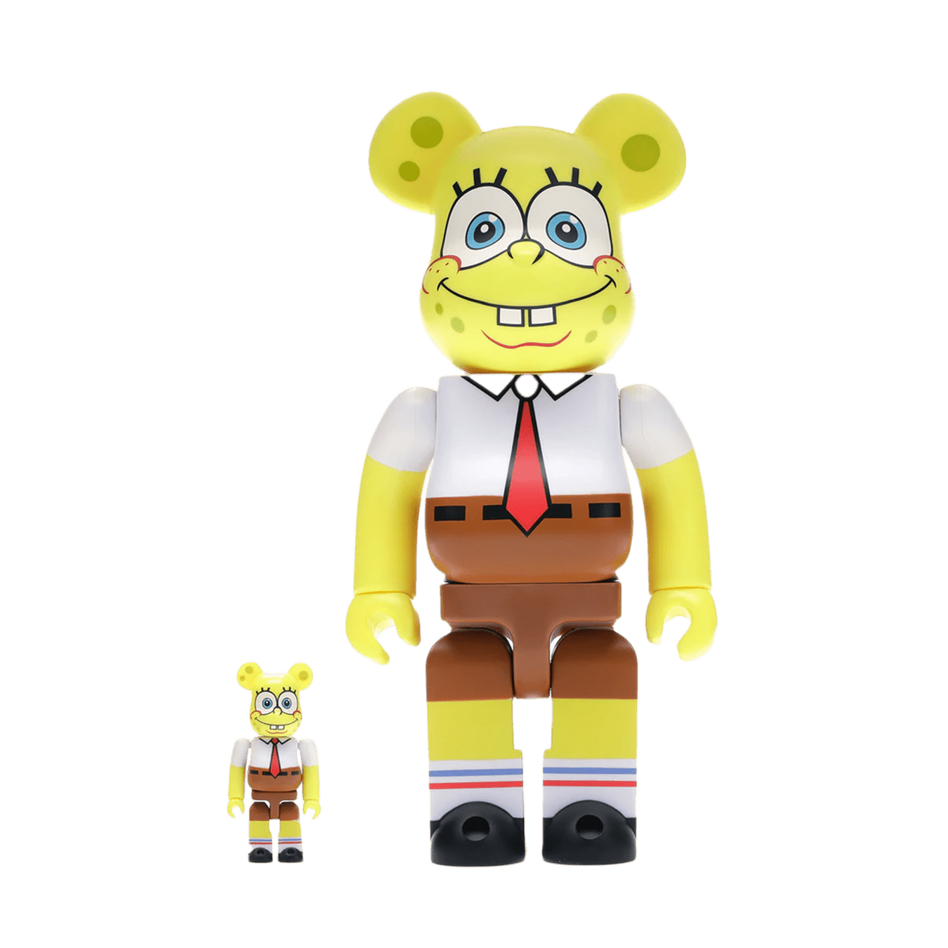 Bearbrick Spongebob 100% & 400% Set 'Yellow' - Kick Game