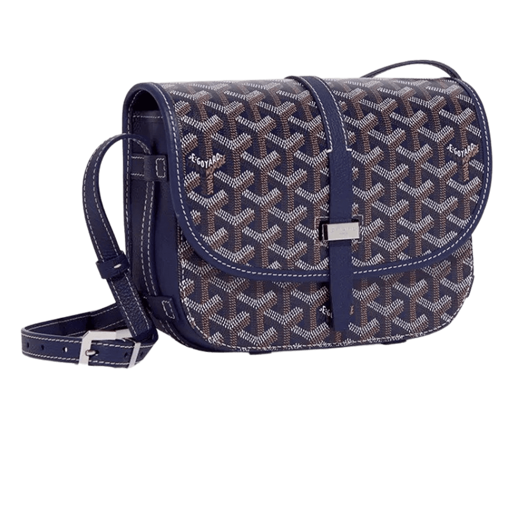 goyard navy blue bag