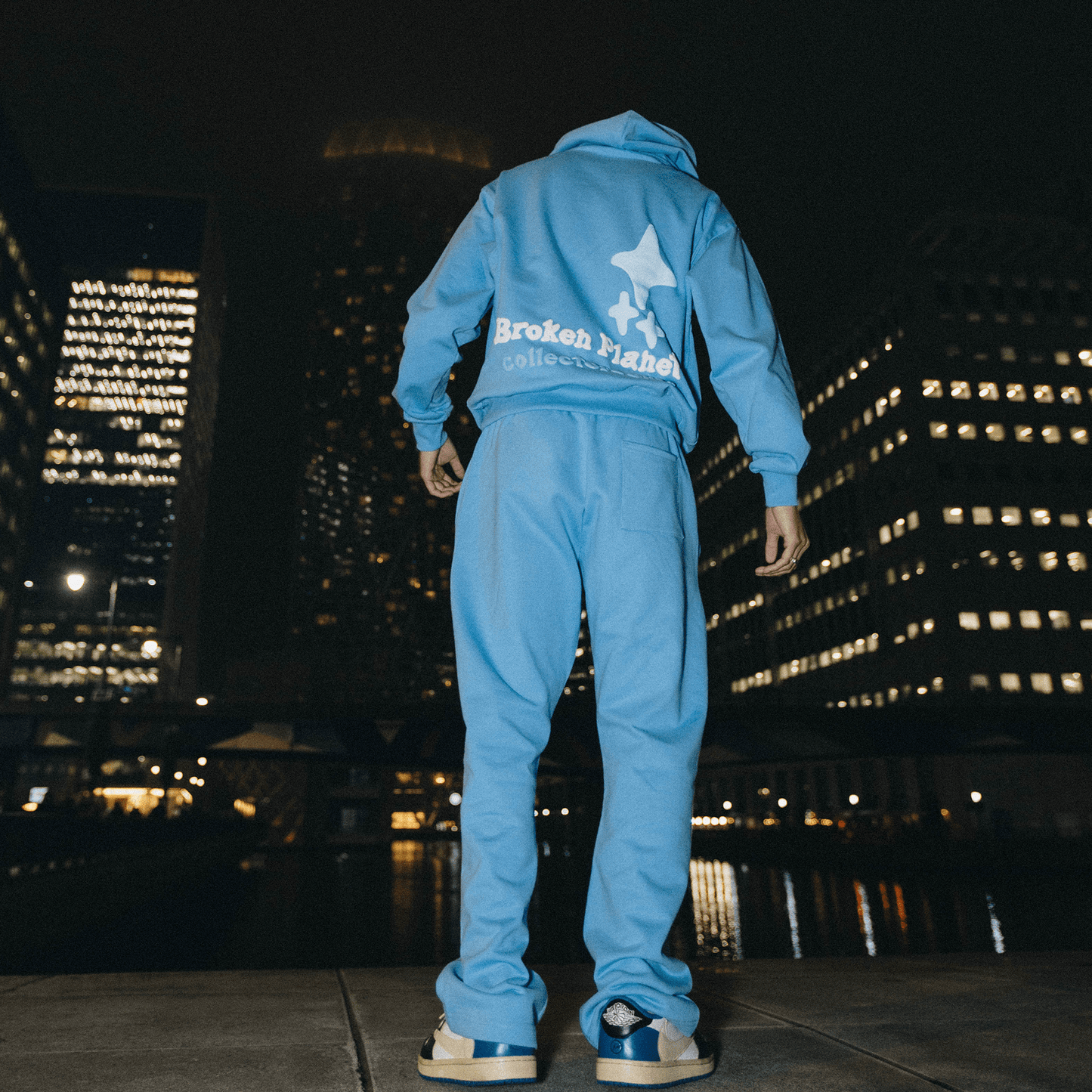 Broken Planet Hoodie x KG 'University Blue' - Kick Game