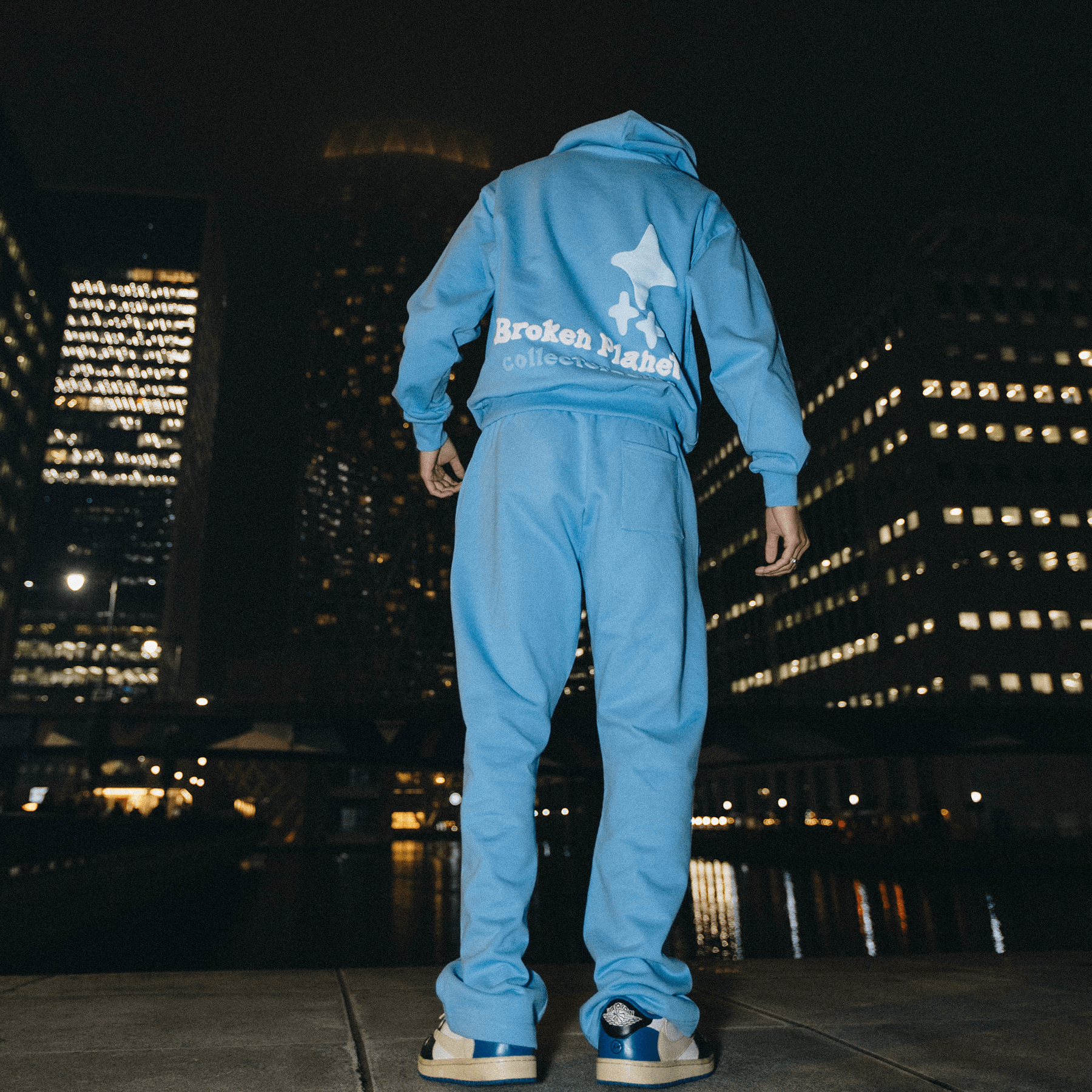 Broken Planet Hoodie x KG 'University Blue' - Kick Game