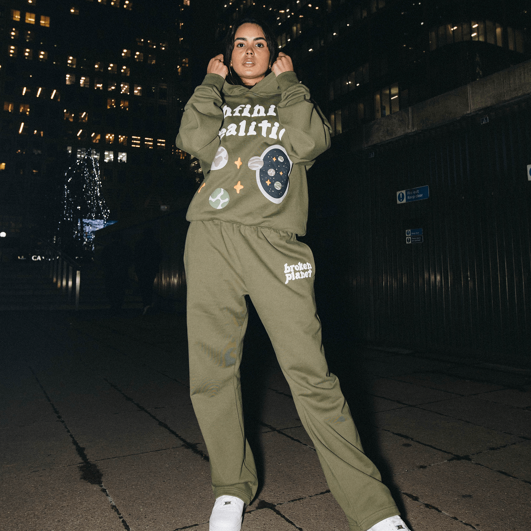 Broken Planet x KG Sweat Pants 'Olive Green' - Kick Game