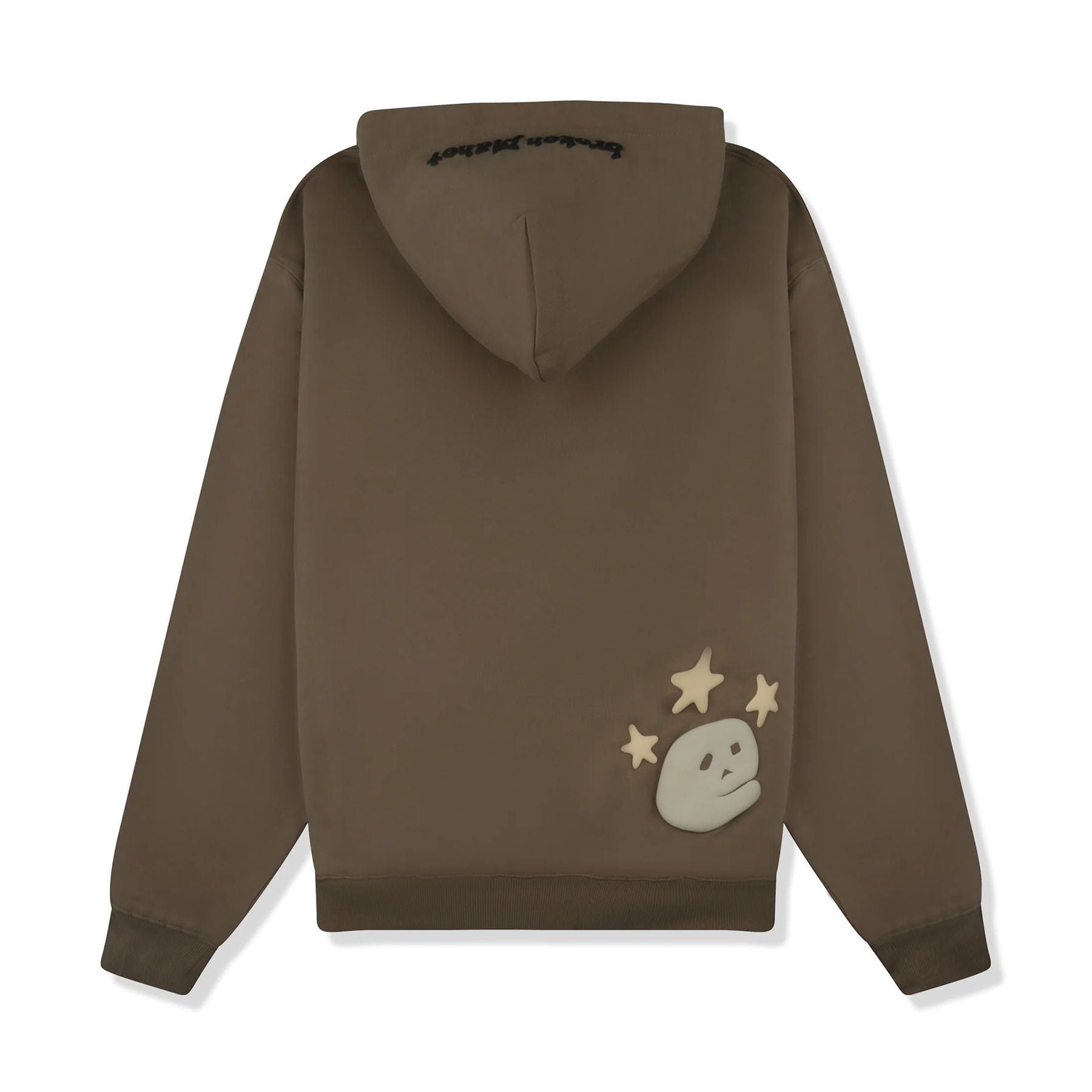 Broken Planet Market Hoodie 'Cosmic Peaks' - Cinder Brown - Kick Game