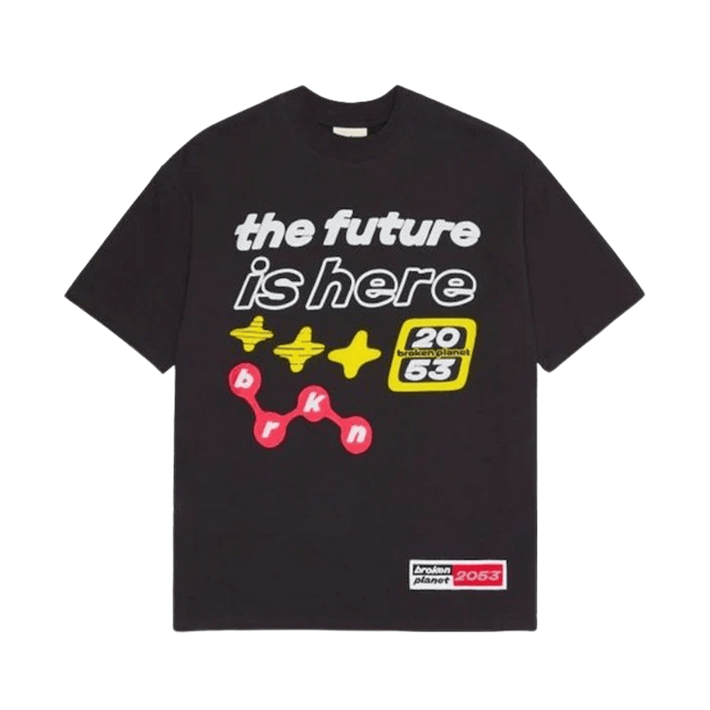 Broken Planet Market T-Shirt 'The Future Is Here' - Kick Game