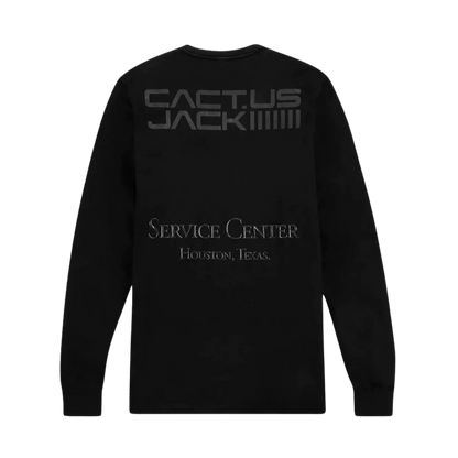 Cactus Jack by Travis Scott x Nike NRG BH Long-Sleeve Tee 'Black' - Kick Game