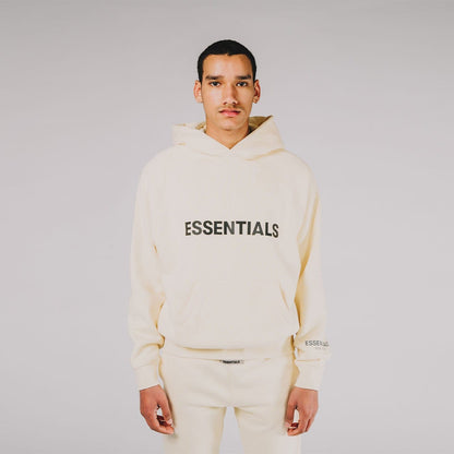 FEAR OF GOD ESSENTIALS 3D Silicon Applique Crewneck Buttercream - Kick Game