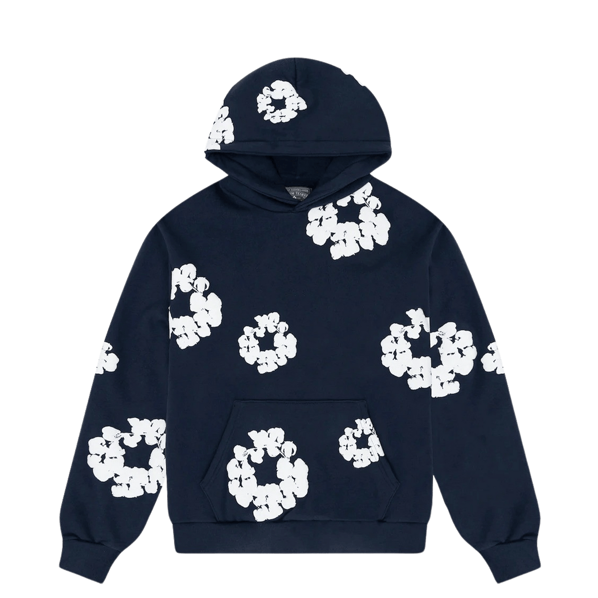 Denim Tears The Cotton Wreath Hooded Sweatshirt 'Navy' - JuzsportsShops