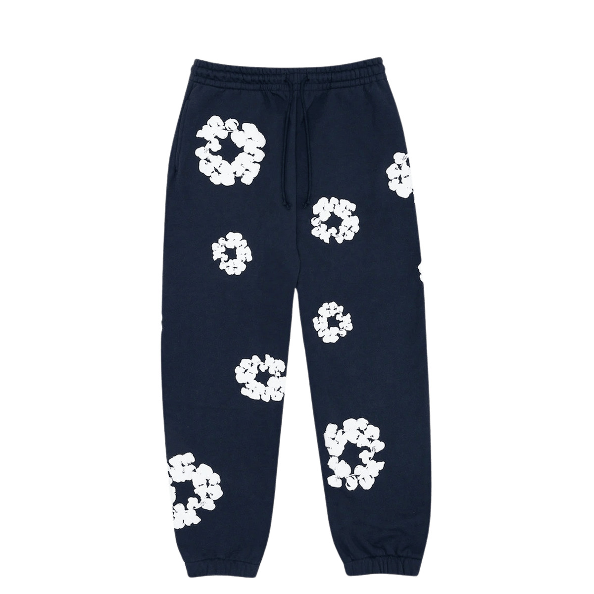 Denim Tears The Cotton Wreath Sweatpants 'Navy' - UrlfreezeShops