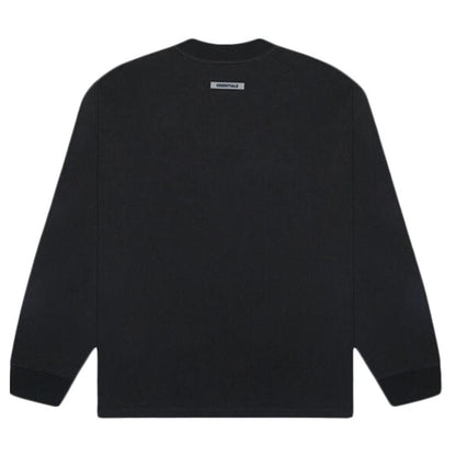 FEAR OF GOD ESSENTIALS 3D Silicon Applique Boxy Long Sleeve T-Shirt Dark Slate/Stretch Limo/Black - Kick Game