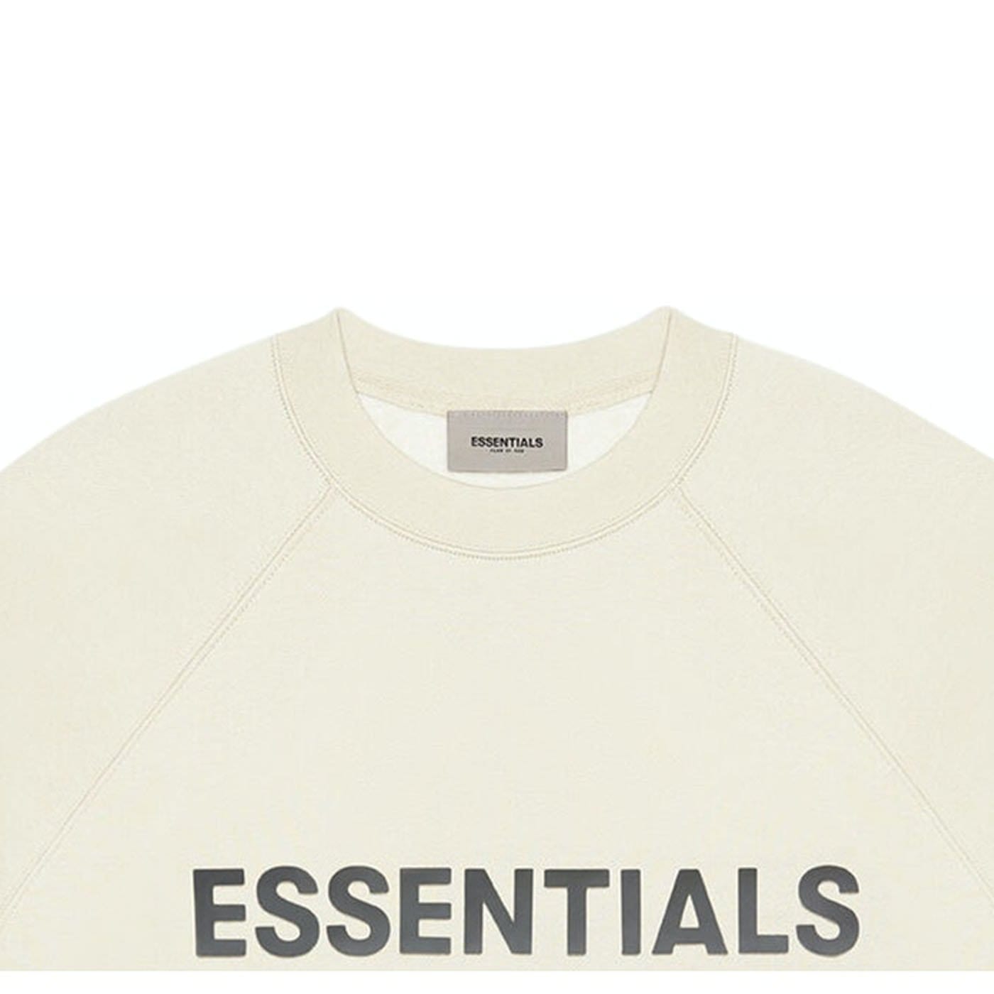 FEAR OF GOD ESSENTIALS 3D Silicon Applique Crewneck Buttercream - Kick Game
