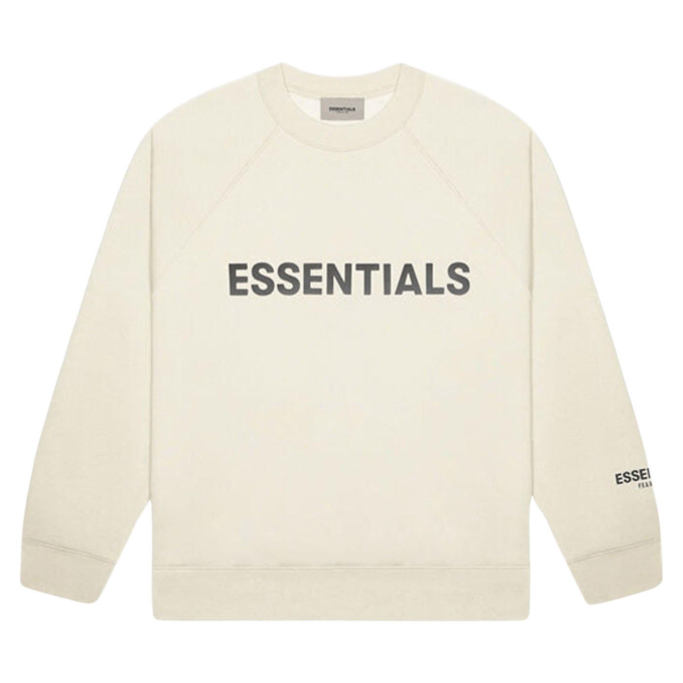 FEAR OF GOD ESSENTIALS 3D Silicon Applique Crewneck Buttercream - Kick Game