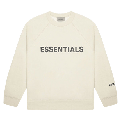 FEAR OF GOD ESSENTIALS 3D Silicon Applique Crewneck Buttercream - Kick Game