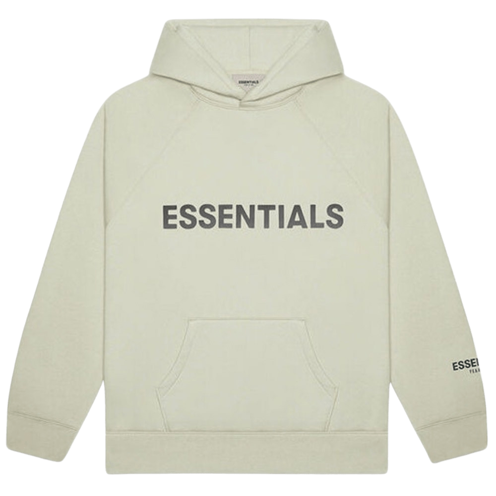 FEAR OF GOD ESSENTIALS 3D Silicon Applique Pullover Hoodie Alfalfa Sage - Kick Game