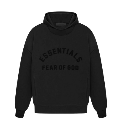 Fear of God Essentials Hoodie 'Jet Black' - Kick Game