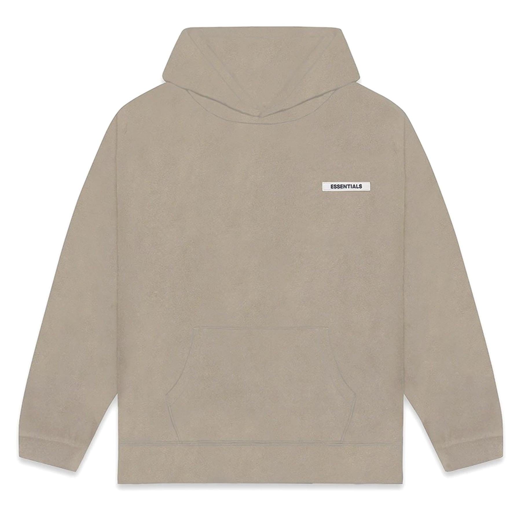 FEAR OF GOD ESSENTIALS Polar Fleece Hoodie Taupe - Kick Game