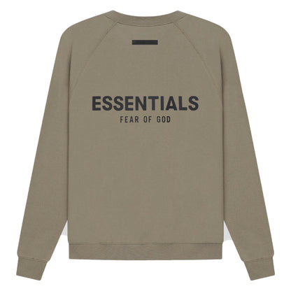 Fear of God Essentials Pull-Over Crewneck 'Taupe' - Kick Game