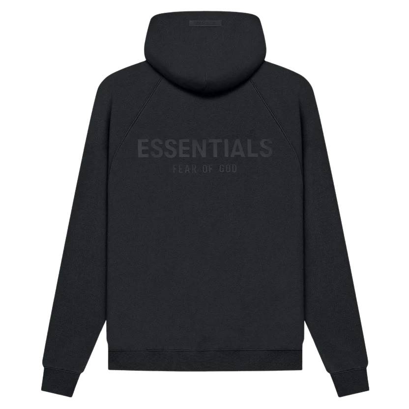 FEAR OF GOD ESSENTIALS Pull-Over Hoodie (SS21) Black/Stretch Limo - CerbeShops