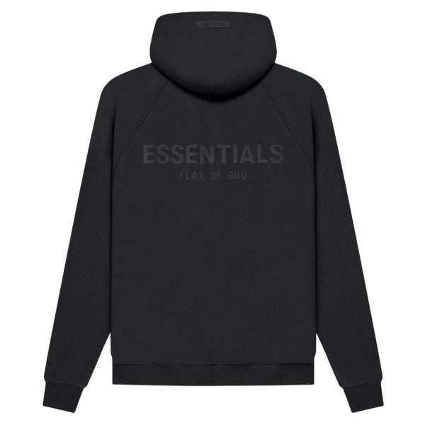 FEAR OF GOD ESSENTIALS Pull-Over Hoodie (SS21) Black/Stretch Limo ...