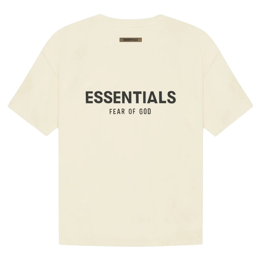 FEAR OF GOD ESSENTIALS T-shirt (SS21) Cream/Buttercream - JuzsportsShops
