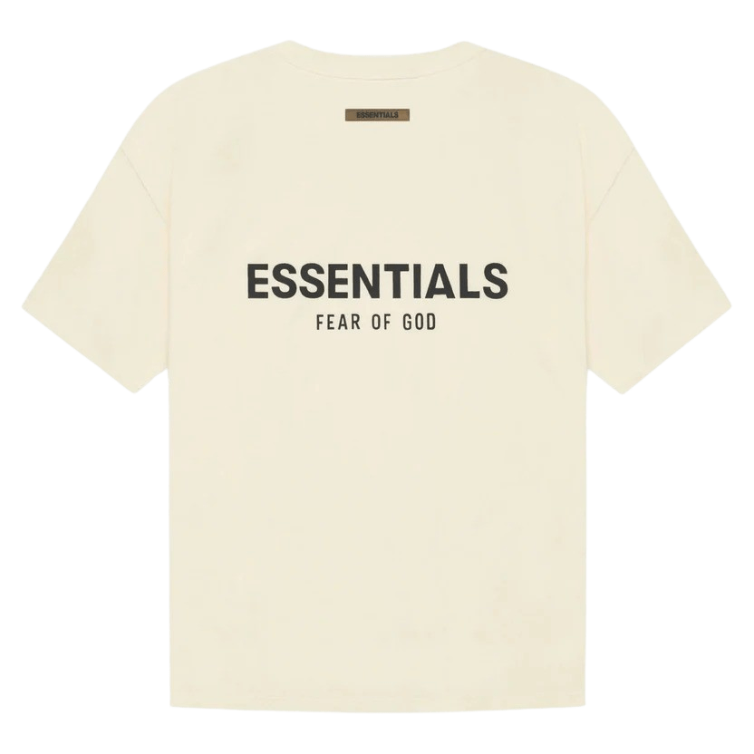 FEAR OF GOD ESSENTIALS T-shirt (SS21) Cream/Buttercream - Kick Game