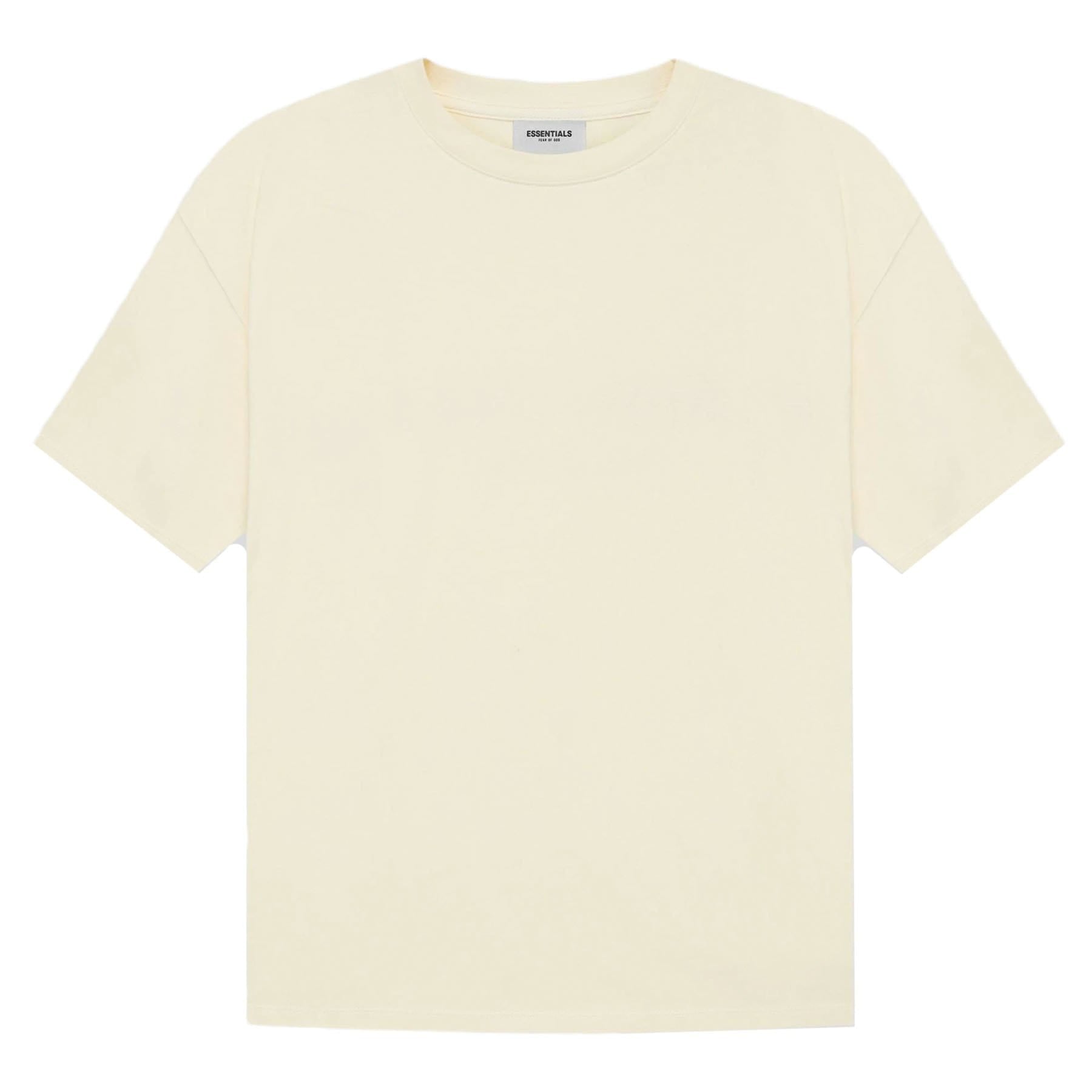 FEAR OF GOD ESSENTIALS T-shirt (SS21) Cream/Buttercream - Kick Game
