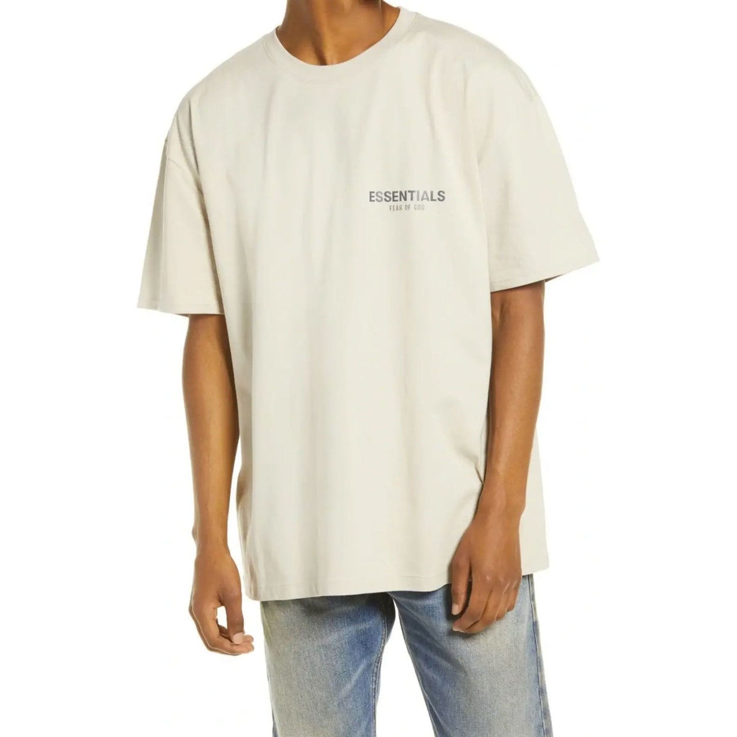 Fear of God Essentials T-shirt 'Stone/Oat' - Kick Game