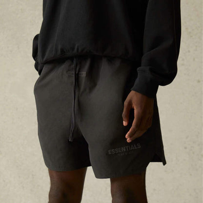 FEAR OF GOD ESSENTIALS Volley Shorts Black - Kick Game